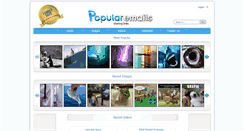 Desktop Screenshot of popularemails.com